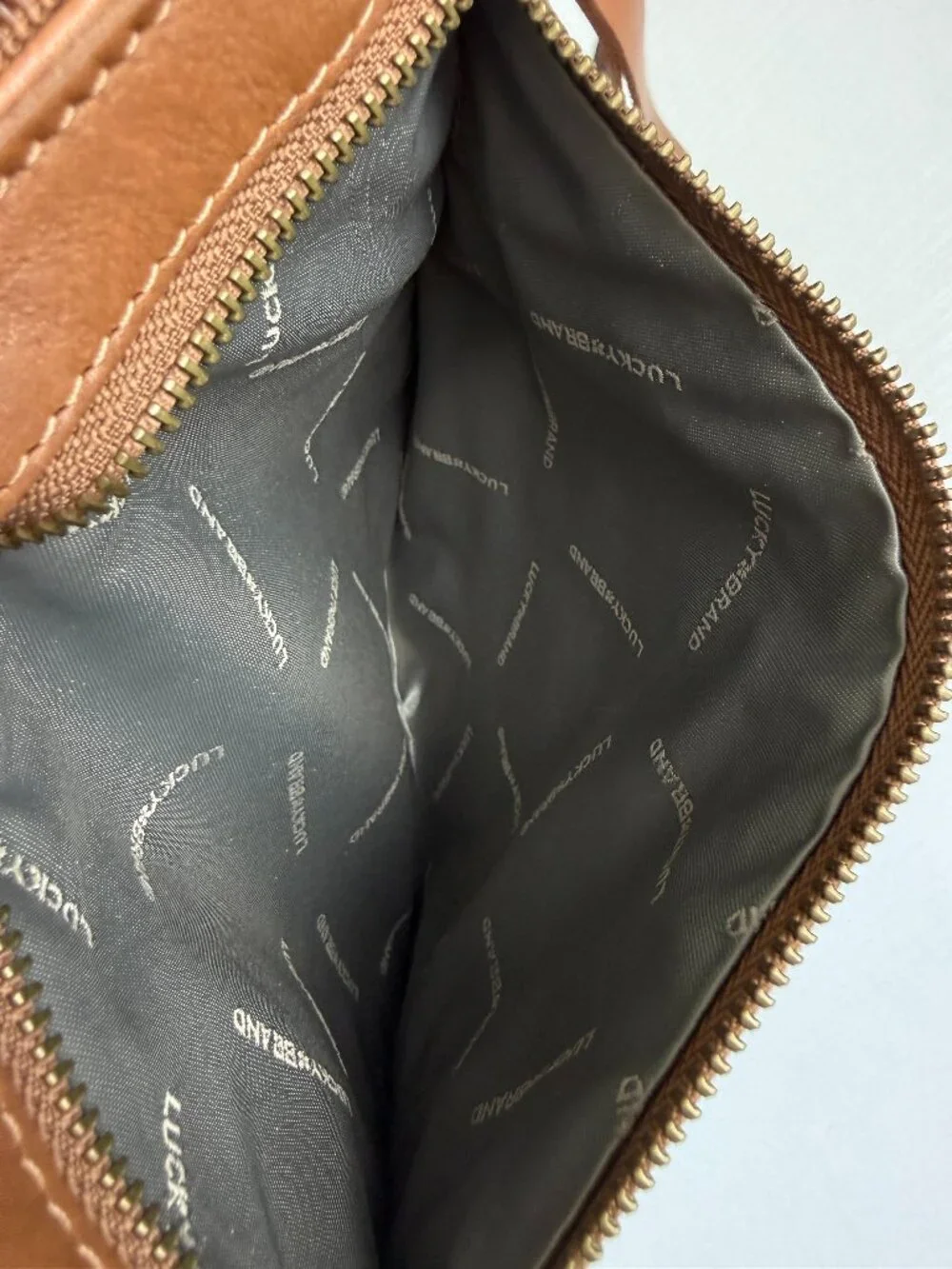 Lucky Brand Soft Premium Leather Crossbody Bag